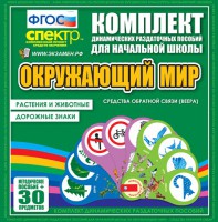 Динамические раздаточные пособия. Окружающий мир (веера). Животные и растения, дорожные знаки. - fgospostavki.ru - Смоленск