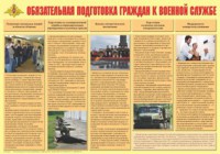 Плакат "Обязательная подготовка граждан к военной службе" - fgospostavki.ru - Смоленск