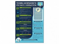 Стенд-уголок "Техника безопасности при работе на компьютере в общеобразовательных учреждениях" - fgospostavki.ru - Смоленск
