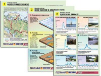 Комплект таблиц по географии "Природа России" раздаточные (цветные, ламинированные, А4, 10 штук) - fgospostavki.ru - Смоленск