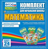 Динамические раздаточные пособия. Математика (Эластичные элементы). Единицы измерения, доли и дроби. - fgospostavki.ru - Смоленск