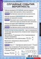 Комплект таблиц. Теория вероятностей и математическая статистика. - fgospostavki.ru - Смоленск