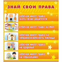 Стенд "Знай свои права" - fgospostavki.ru - Смоленск