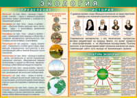 Таблица "Экология. Определения и история" (100х140 сантиметров, винил) - fgospostavki.ru - Смоленск