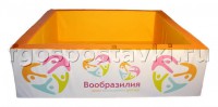 Бассейн "Вообразилия" квадратный с шелкографией - fgospostavki.ru - Смоленск
