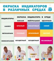 Стенд "Окраска индикаторов в различных средах" - fgospostavki.ru - Смоленск