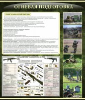 Стенд "Огневая подготовка" Вариант 3 - fgospostavki.ru - Смоленск