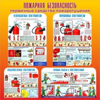 Стенд "Пожарная безопасность" Вариант 2 - fgospostavki.ru - Смоленск