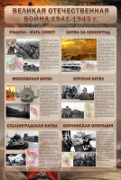 Стенд "Великая Отечественная война" (битвы) - fgospostavki.ru - Смоленск