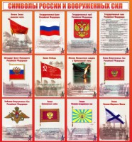 Стенд "Символы России и вооруженных сил" - fgospostavki.ru - Смоленск