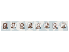 Стенд-лента "Выдающиеся ученые-историки" - fgospostavki.ru - Смоленск