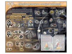 Стенд "Средства защиты органов дыхания (индивидуальные средства защиты)" - fgospostavki.ru - Смоленск
