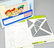 Игровой набор "Танграм" (с комплектом карточек) - fgospostavki.ru - Смоленск