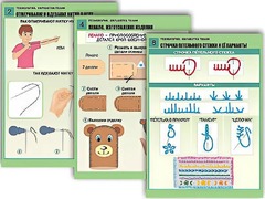 Комплект таблиц "Технология. Обработка ткани" (12 таблиц, А1, ламинированные) - fgospostavki.ru - Смоленск
