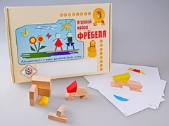 Игровой набор Фребеля "Конструктор деревянный без соединений-1" (Серия "Эксперимент") - fgospostavki.ru - Смоленск