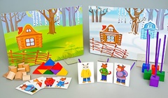 Игровой набор Фребеля "Заюшкина избушка" (серия "Сказочный мир". Выпуск 1) - fgospostavki.ru - Смоленск