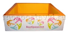 Бассейн "Вообразилия" квадратный с шелкографией - fgospostavki.ru - Смоленск