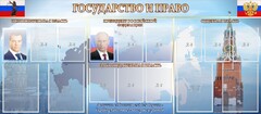 Стенд "Государство и право" - fgospostavki.ru - Смоленск
