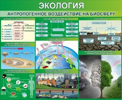 Стенд "Экология. Антропогенное воздействие на биосферу" - fgospostavki.ru - Смоленск