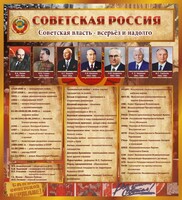 Стенд "Советская Россия" - fgospostavki.ru - Смоленск