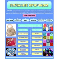 Стенд "Вязание крючком" - fgospostavki.ru - Смоленск