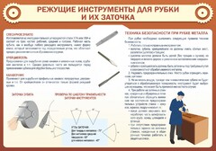 Стенд "Режущие инструменты для рубки и их заточки" - fgospostavki.ru - Смоленск