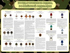 Стенд "Государственные ордена РФ" - fgospostavki.ru - Смоленск