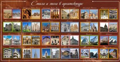 Стенд "Стили и эпохи в архитектуре" - fgospostavki.ru - Смоленск