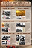 Стенд "Великая отечественная война (битвы)" - fgospostavki.ru - Смоленск