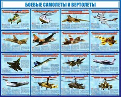 Стенд "Боевые самолеты и вертолеты" - fgospostavki.ru - Смоленск