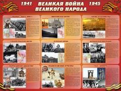 Стенд "Великая война Великого народа" Вариант 1 (9 блоков) - fgospostavki.ru - Смоленск