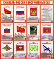 Стенд "Символы России и вооруженных сил" - fgospostavki.ru - Смоленск