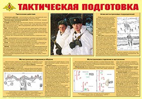 Плакат "Тактическая подготовка" - fgospostavki.ru - Смоленск