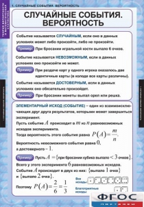 Комплект таблиц. Теория вероятностей и математическая статистика. - fgospostavki.ru - Смоленск