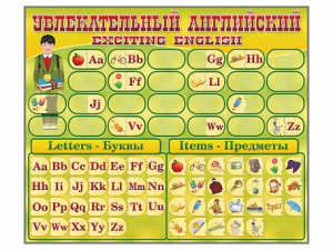 Комплект оборудования "Английский алфавит" с комплектом тематических магнитов - fgospostavki.ru - Смоленск