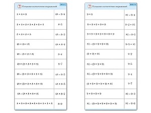 Комплект карточек (10) "Обучающий калейдоскоп. Умножение на 7, 8 и 9" - fgospostavki.ru - Смоленск