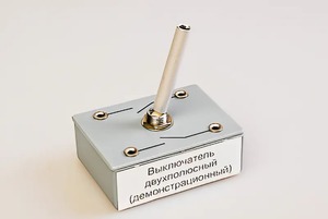 Выключатель двухполюсный (демонстрационный) - fgospostavki.ru - Смоленск
