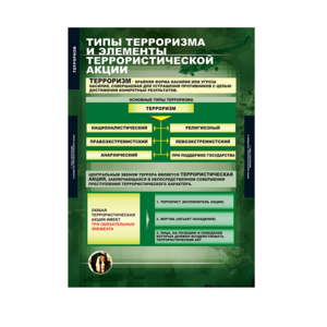 Комплект таблиц. ОБЖ. Терроризм. - fgospostavki.ru - Смоленск