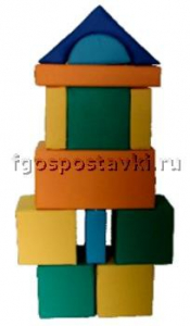 Мягкий модуль-конструктор "Городок" (12 элементов) - fgospostavki.ru - Смоленск