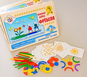Игровой набор Фребеля "Узоры. Дымковская игрушка" (серия "Красота вокруг нас") - fgospostavki.ru - Смоленск