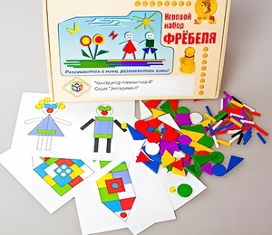 Игровой набор Фребеля "Конструктор плоскостной-4" (Серия "Эксперимент") - fgospostavki.ru - Смоленск