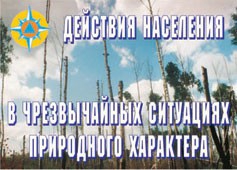 Комплект плакатов "Действия населения в ЧС природного характера" - fgospostavki.ru - Смоленск