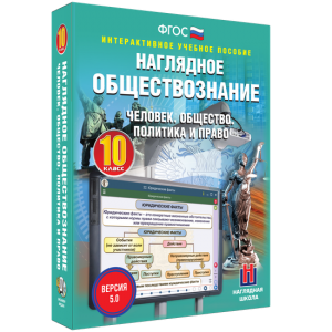 Наглядное обществознание. Человек. Общество. Политика и право. 10 класс - fgospostavki.ru - Смоленск