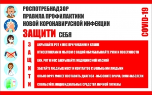 Плакат "Правила профилактики коронавируса" - fgospostavki.ru - Смоленск