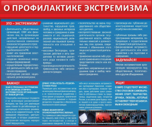 Стенд "О профилактике экстремизма" - fgospostavki.ru - Смоленск