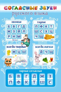 Стенд "Согласные русского языка" - fgospostavki.ru - Смоленск