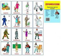 Раздаточные карточки "Профессии" - fgospostavki.ru - Смоленск