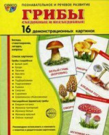 Демонстрационные карточки "Грибы съедобные и не съедобные" - fgospostavki.ru - Смоленск
