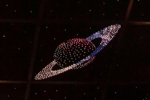Потолок "Звездное небо с анимационным фибероптическим эффектом сатурн" - fgospostavki.ru - Смоленск