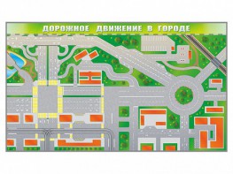 Доска магнитно-маркерная панорамная "Дорожное движение в городе" - fgospostavki.ru - Смоленск